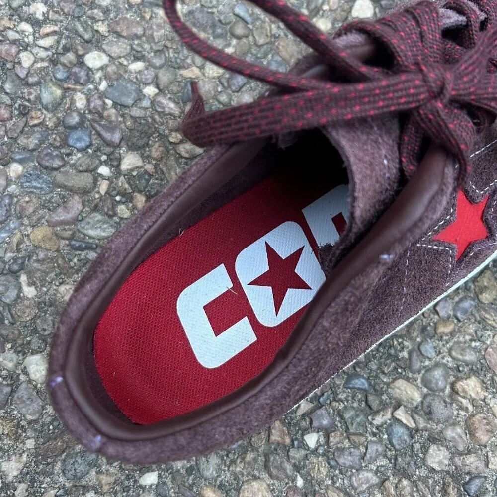Converse Cons One Star Pro Ox Legend Brown Suede Skate Shoes A05325C Size 10